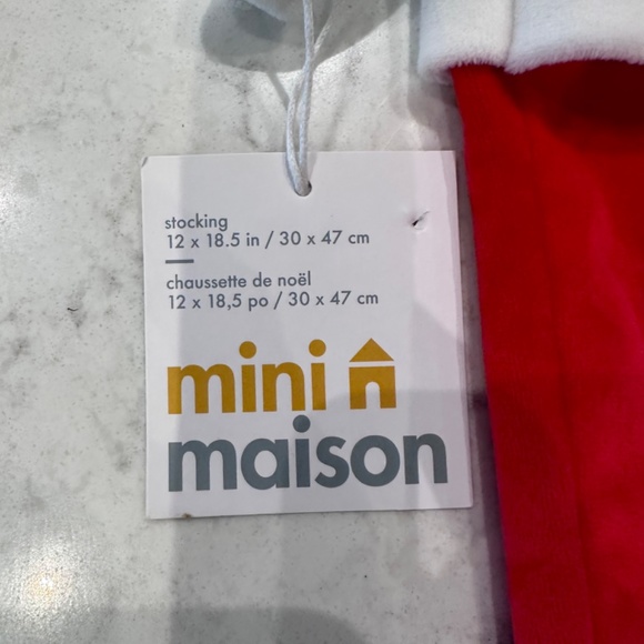 NWT Letters to Santa Stocking - Picture 2 of 3